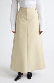 EENK Draped Back A-Line Skirt