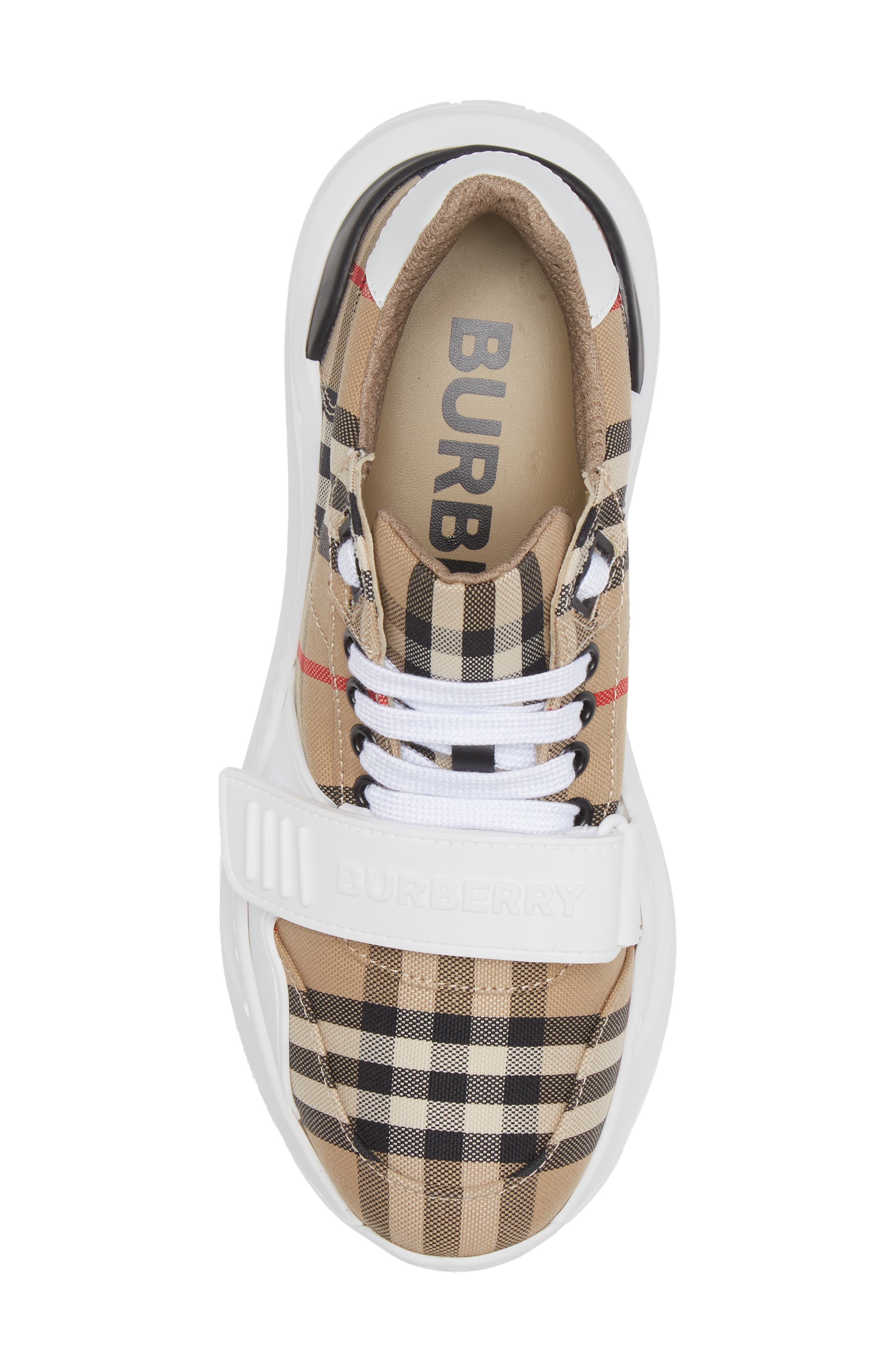Burberry Regis Check Sneaker, Alternate, color, Archive Beige