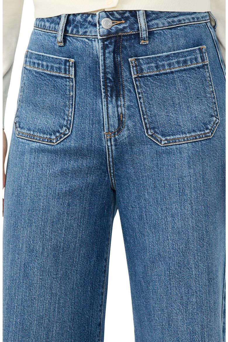 Ankle Wide Leg Jeans, Alternate, color, INDIGO