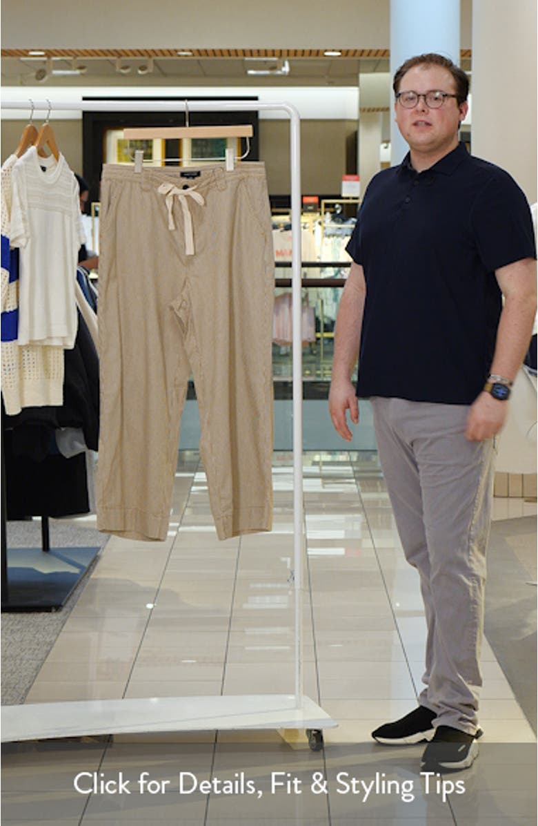 Lily Stripe Crop Pants, sales video thumbnail
