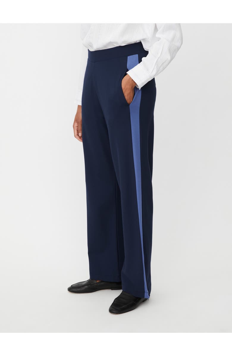 Masai Copenhagen Pryzona Side Stripe Trousers, Main, color, Navy Blazer