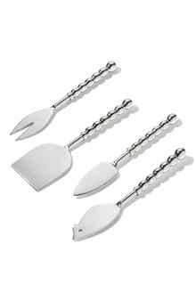 ROSELLI TRADING COMPANY 4-Piece Pearl Collection Cheese Knife Set