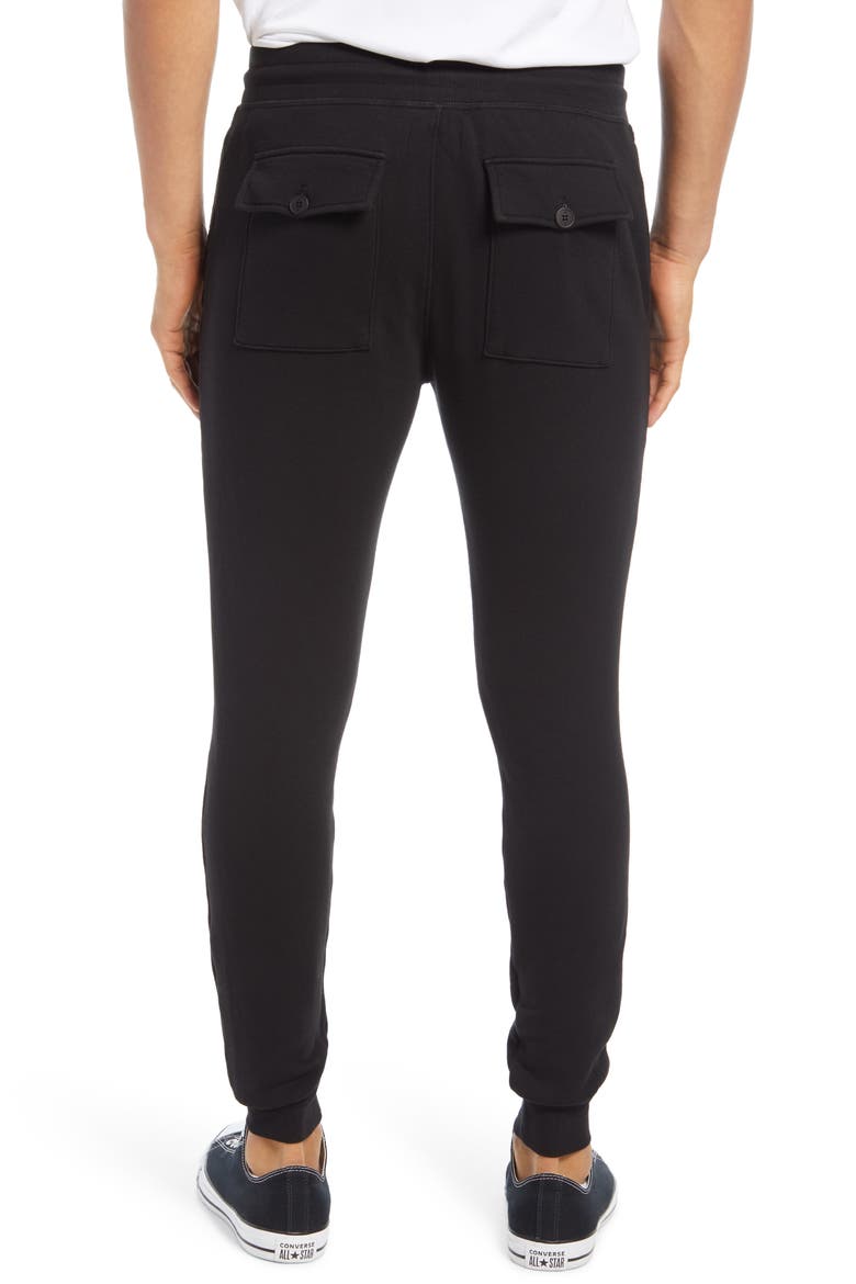Loop Terry Joggers, Alternate, color, BLACK