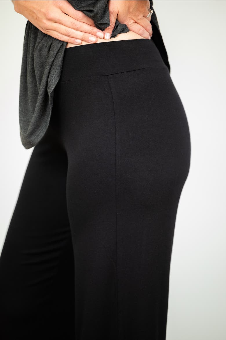 Power Palazzo Lounge Pant, Alternate, color, Black