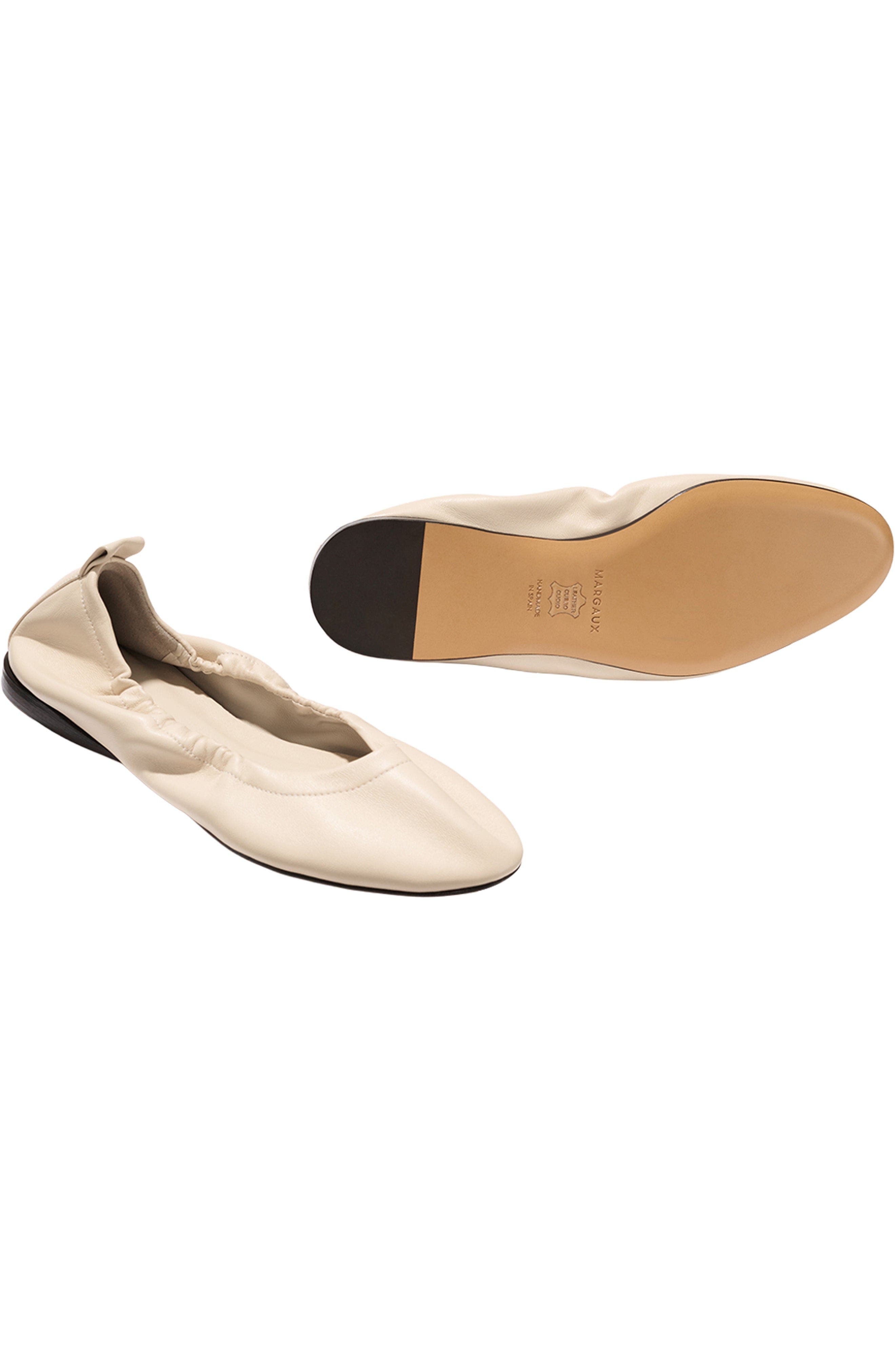 The Pascale Flat, Alternate, color, Bone Nappa