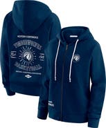 WEAR by Erin Andrews Women's WEAR by Erin Andrews Navy Minnesota Timberwolves Vintage Full-Zip Raglan Hoodie