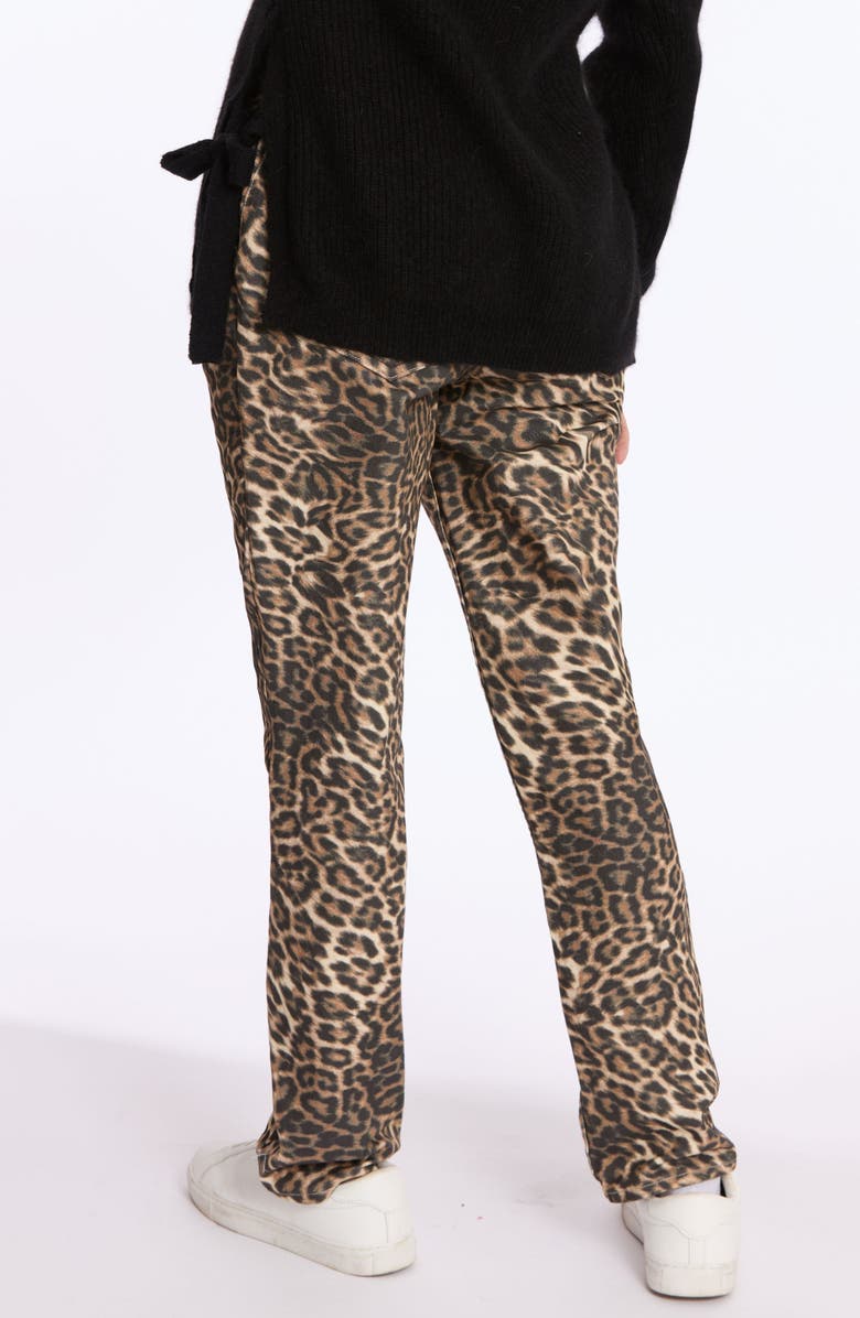 Cache Coeur Maternity Jeans Mom Léo Straight cut, Alternate, color, Leopard