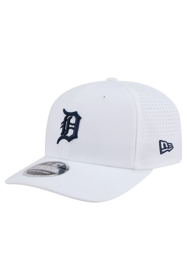 Men's New Era White Detroit Tigers COOLERA 9SEVENTY Adjustable Hat, Main, color, White