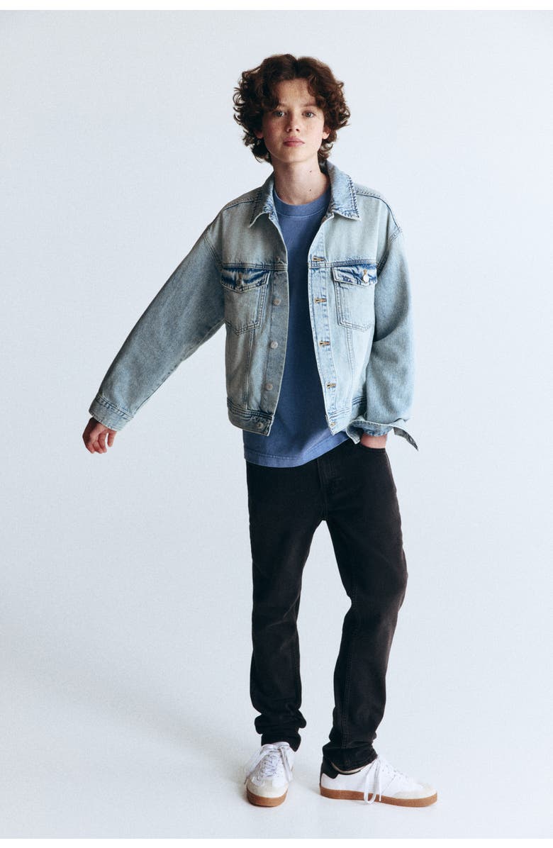 H&M Comfort Stretch Slim Fit Jeans, Alternate, color, Denim Black