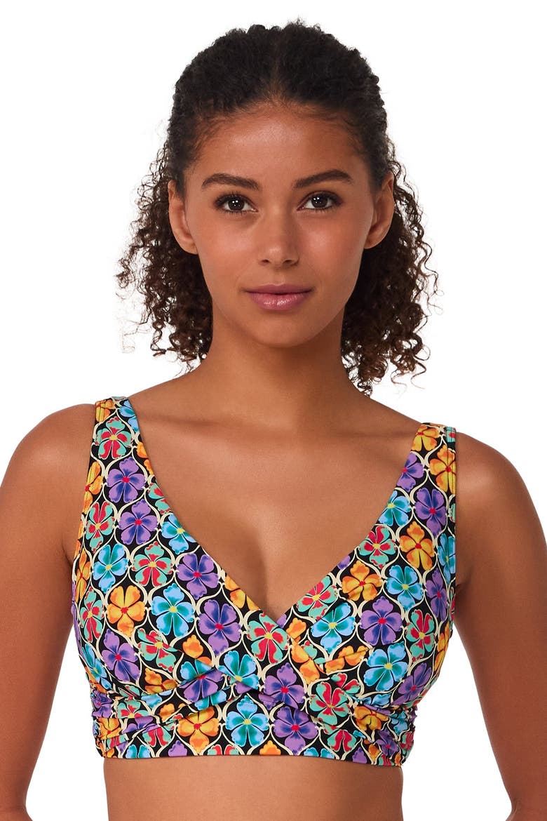 Elsie Bikini Swimsuit Top - DD Cup, Alternate, color, Trellis Blooms