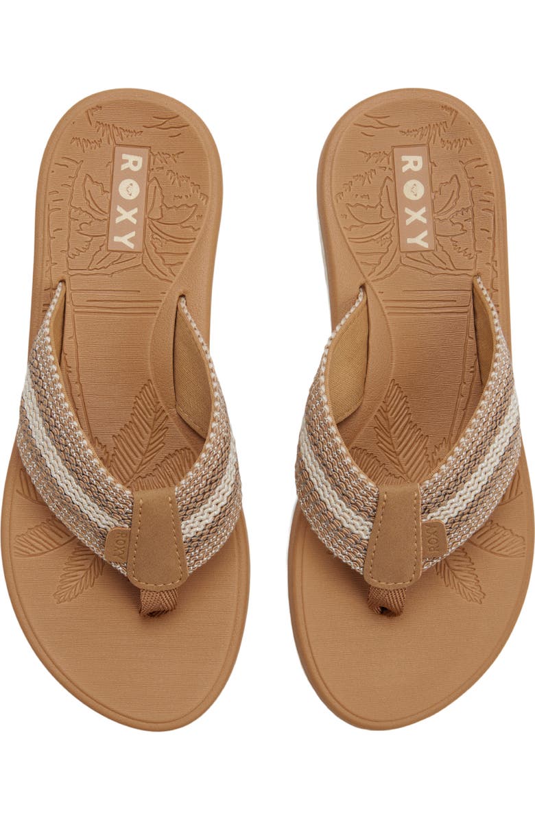 Roxy Colbee Flip Flop, Alternate, color, Natural