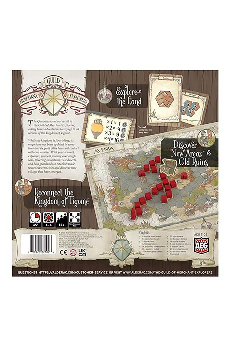 The Guild Of Merchant Explorers Strategy Board Game, 14+, Alternate, color, Multicolored