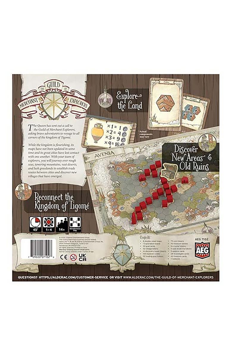 Alderac Entertainment Group The Guild Of Merchant Explorers Strategy Board Game, 14+, Alternate, color, Multicolored
