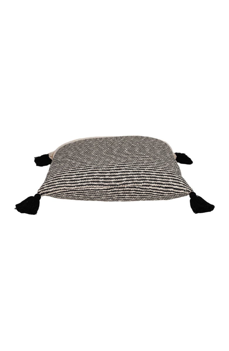 PARKLAND COLLECTION Theo Transitional Beige/Cream Throw Pillow, Alternate, color, Beige/Cream