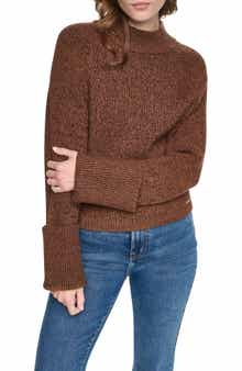 Raglan Mock Neck Sweater