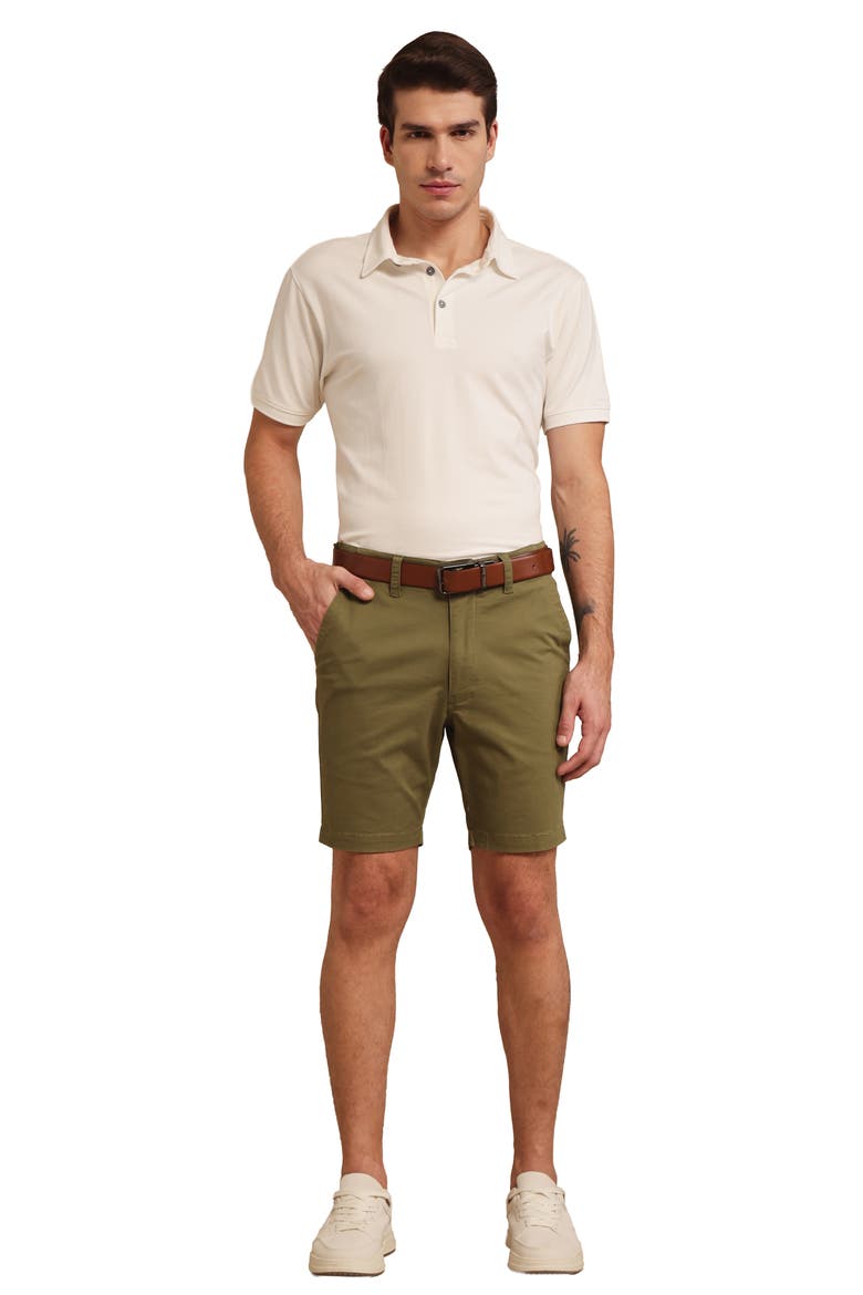 Men's Stretch Cotton Chino Short, Alternate, color, Olive