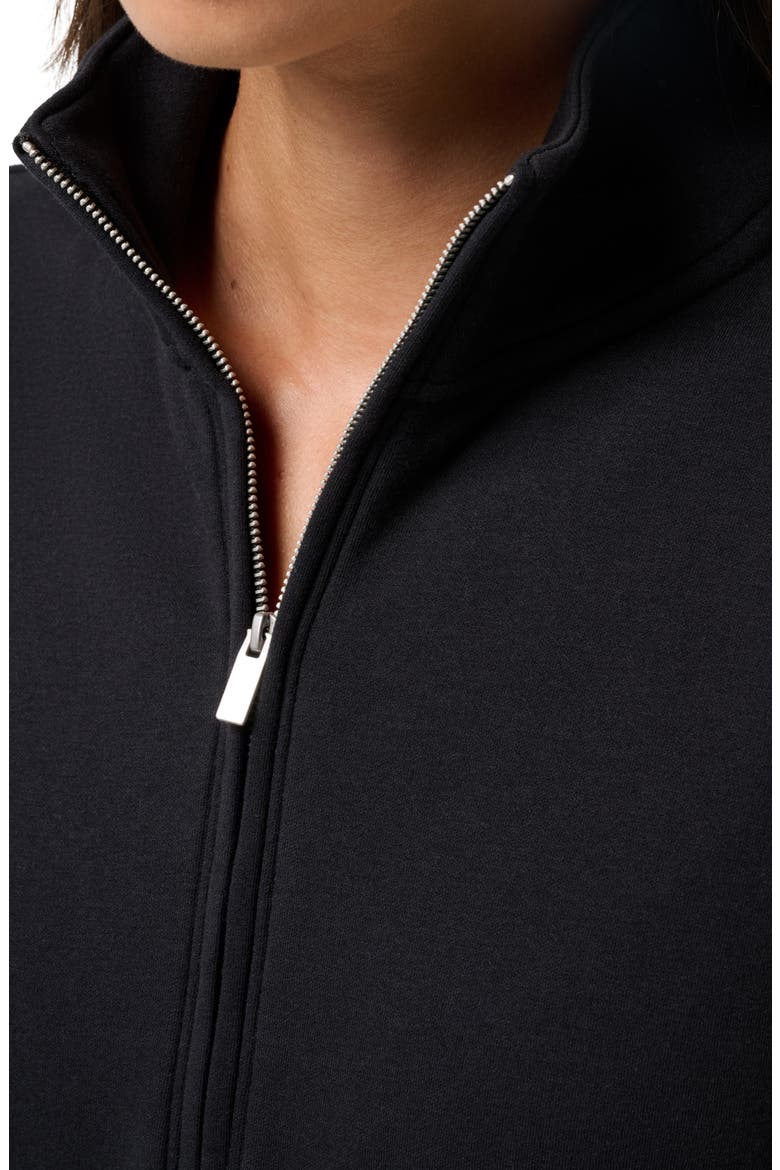 Cloud Half Zip Pullover, Alternate, color, BLACK