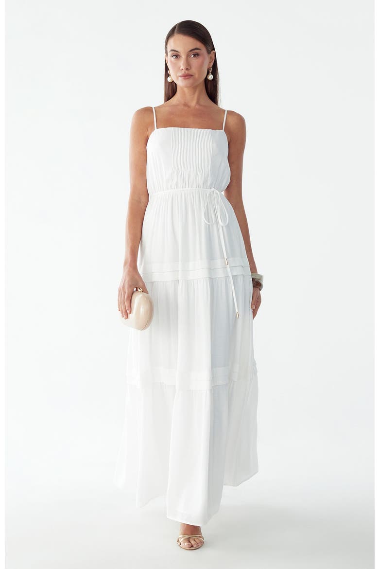 Roannah Maxi Dress, Alternate, color, White