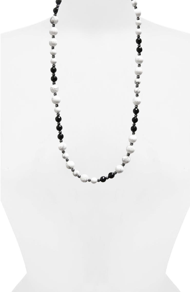 Jane Basch Designs Long Beaded Necklace, Alternate, color,