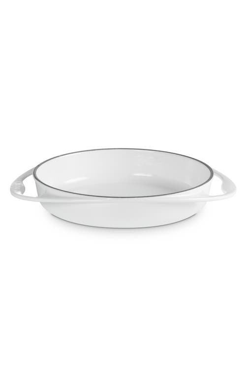 Le Creuset Enameled Cast Iron Traditional Round 2.2-qt. Tatin Dish In White