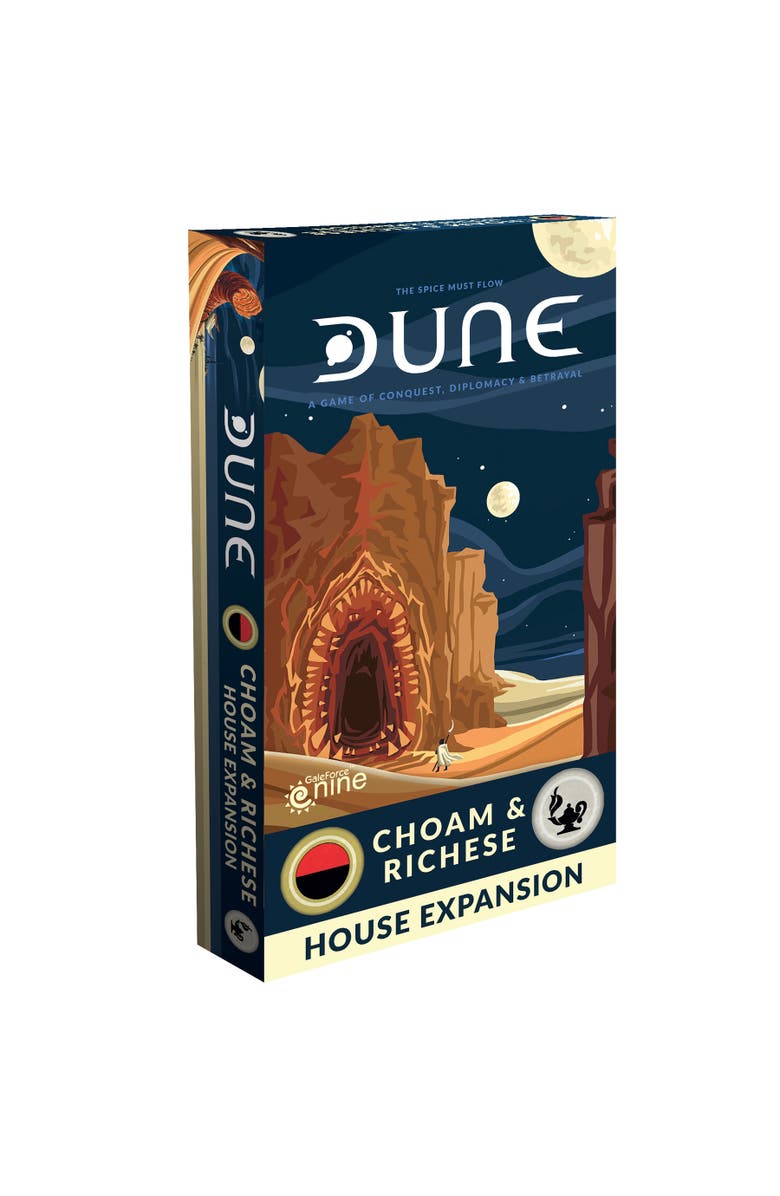 Gale Force 9 Dune Choam & Richese House Expansion Scifi Boardgame Expansion , Ages 14+, Main, color,