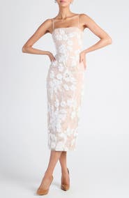 HELSI Gemma Beaded Floral Cocktail Dress
