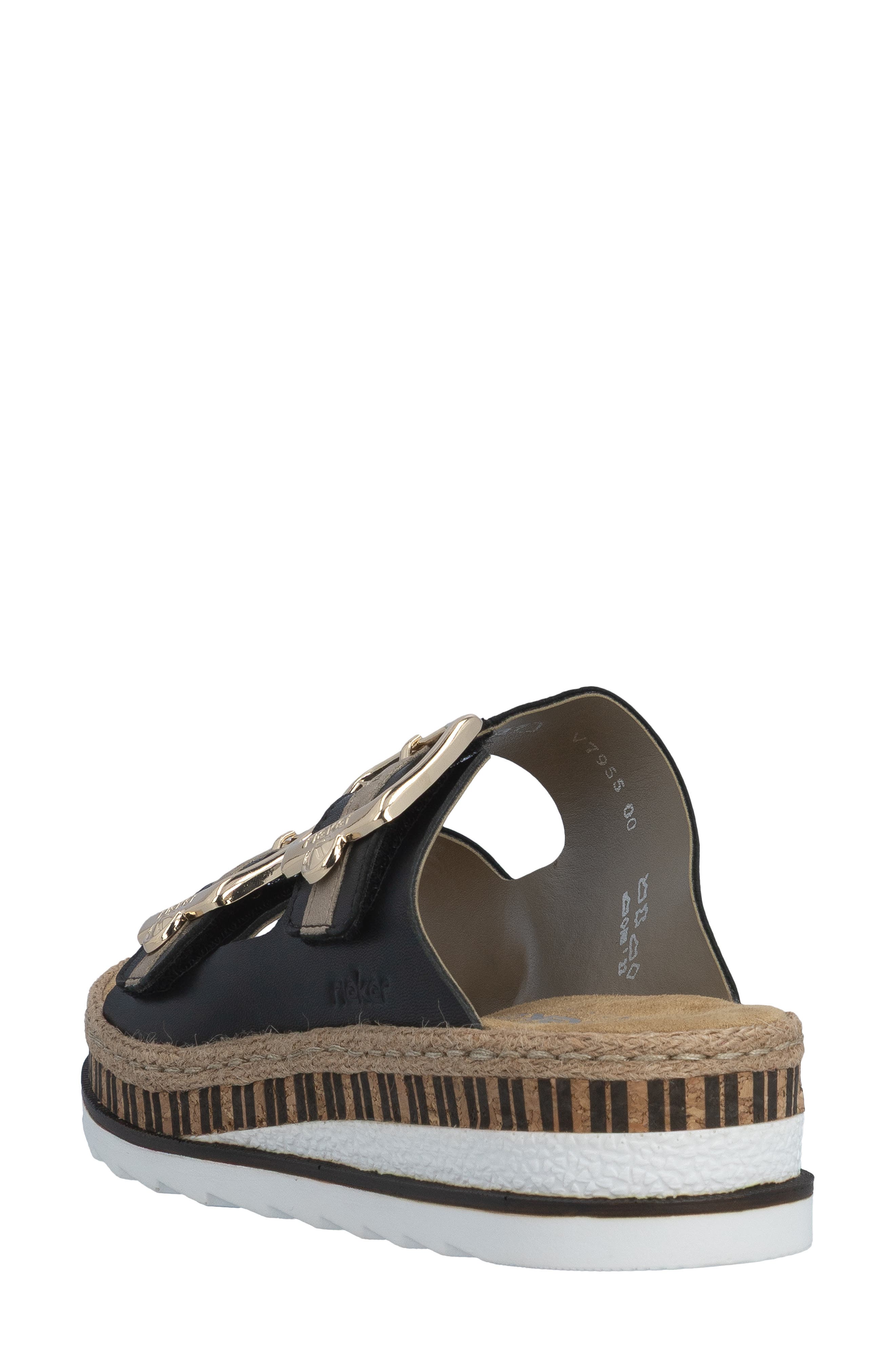 Rieker Regina 55 Slide Sandal, Alternate, color, 
