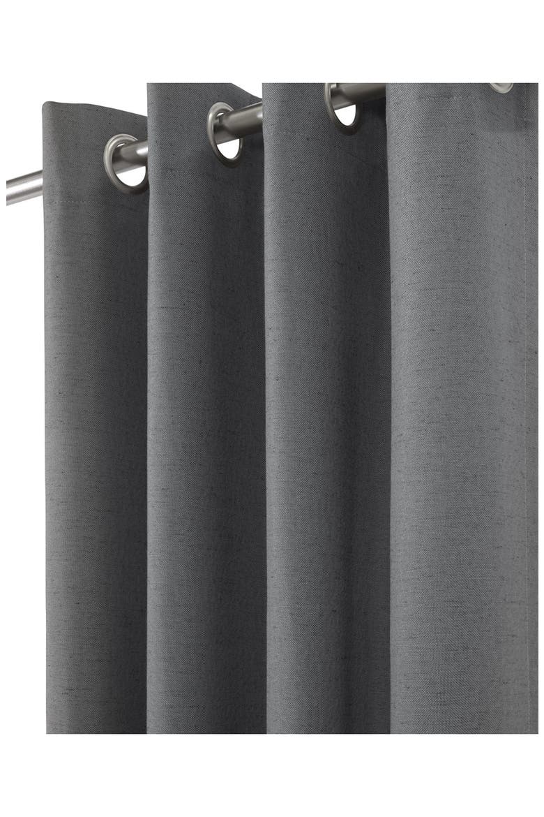 Set of 2 Noise Reducing Indoor Curtain Panels, Alternate, color, DARK GREY