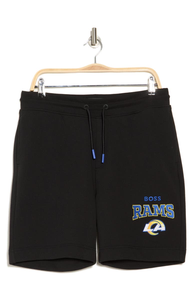 BOSS x NFL Los Angeles Rams Sweat Shorts, Alternate, color,