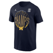 Jordan Brand Men's Jordan Brand Navy Michigan Wolverines 2026 NCAA Men's Basketball National Champions Locker Room T-Shirt