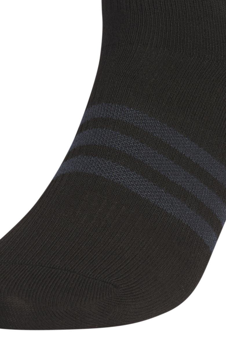 adidas Superlite 3.0 6-Pack AEROREADY Ankle Socks, Alternate, color, Black/ Night Grey