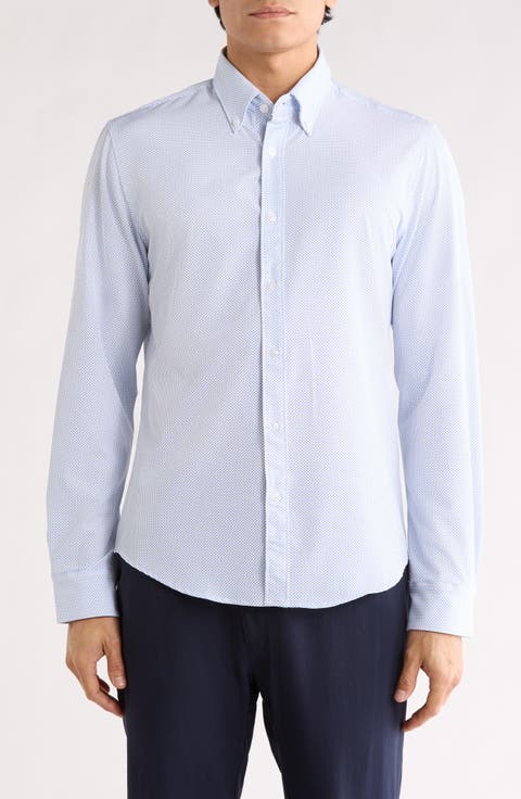 Micro Dot Tech Dress Shirt