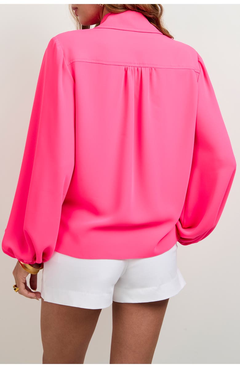 Trina Turk Lambro Top, Alternate, color, Magenta Milano