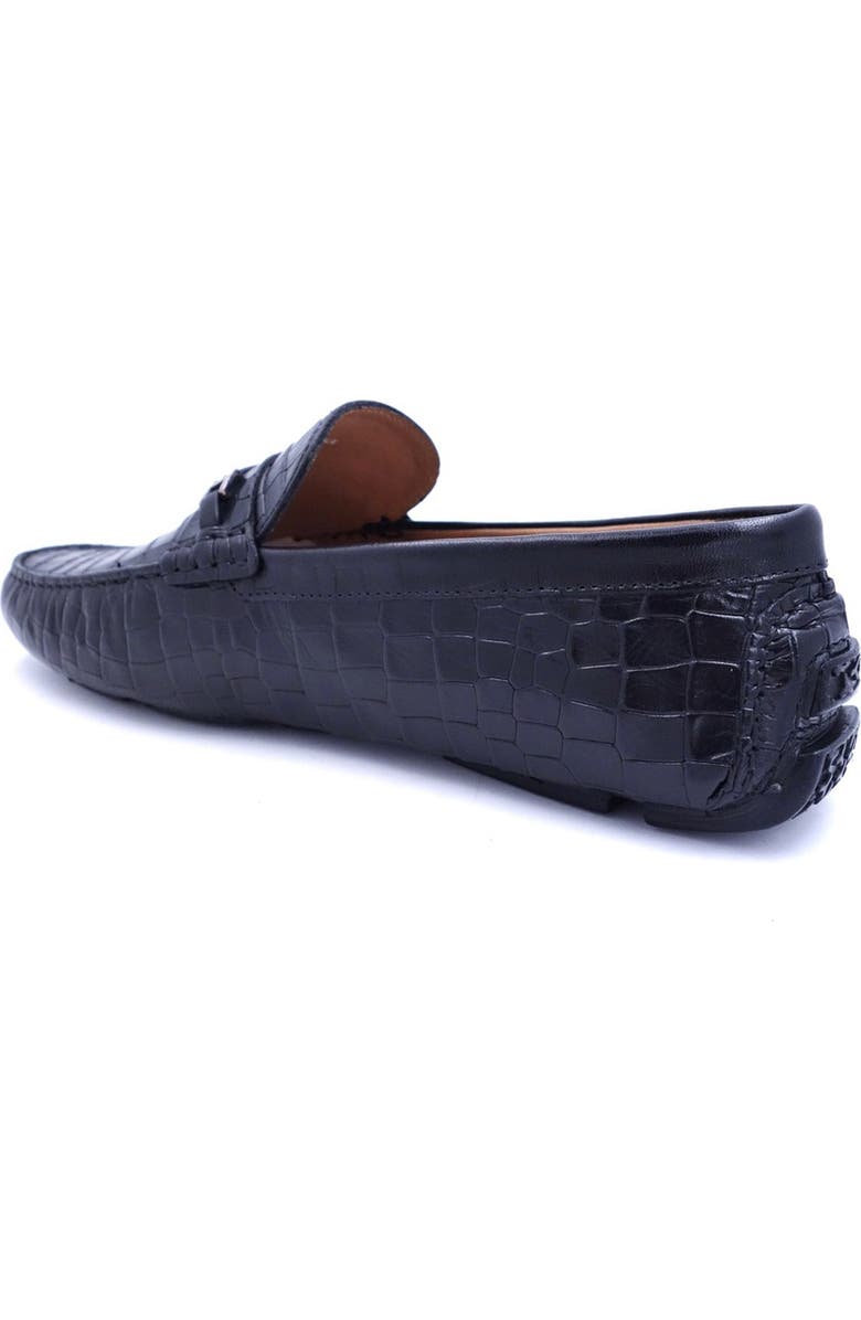 Bacco Bucci Calix Embossed Alligator Moccasin, Alternate, color,