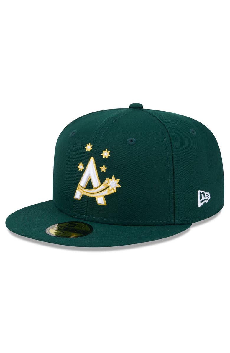 New Era Men's New Era  Dark Green Australia Baseball 2026 World Baseball Classic 59FIFTY Fitted Hat, Alternate, color, Dark Green