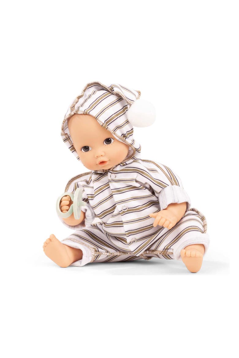 Aquini Girl 13 Inch Stripes Potty Baby Doll, Alternate, color, Multicolored