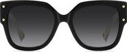Carolina Herrera Her 55mm Gradient Square Sunglasses