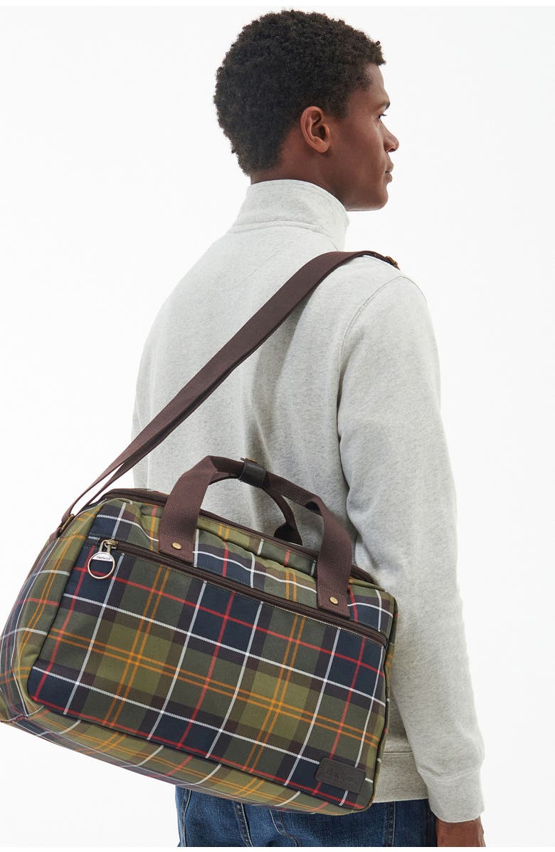 Barbour Torridon Tartan Flight Holdall Duffle Bag, Alternate, color,