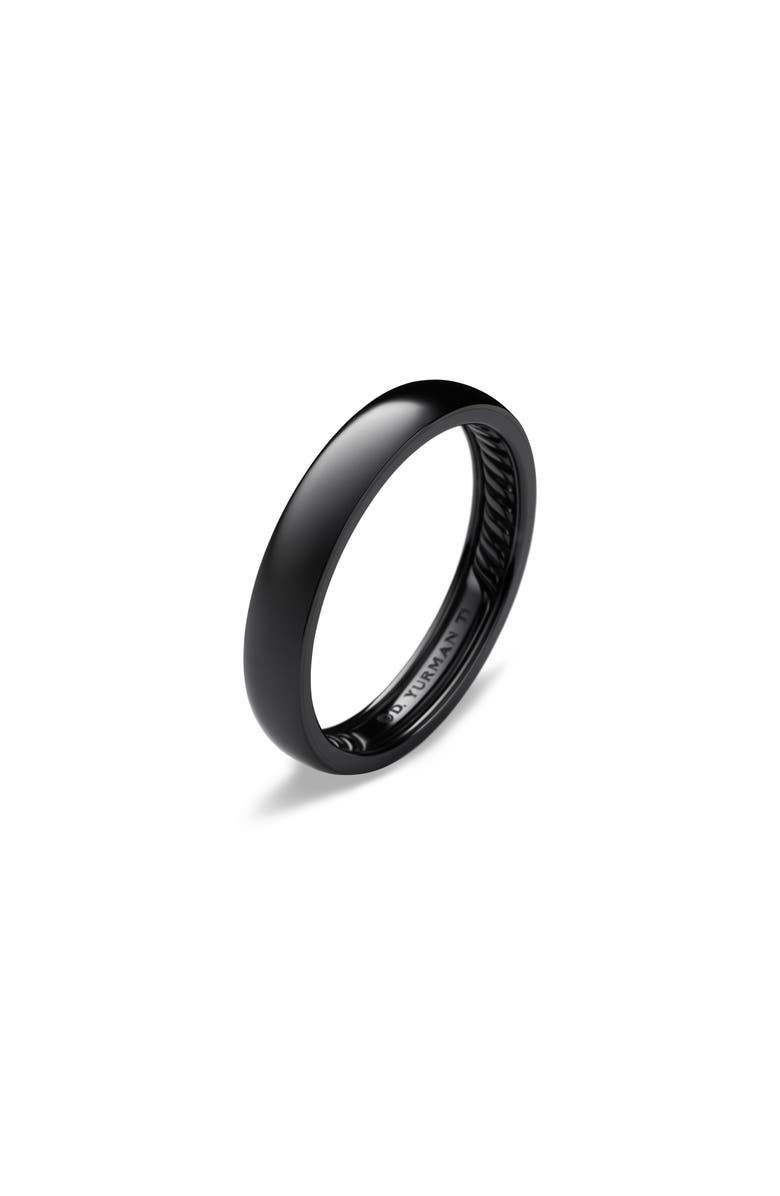 David Yurman Classic Titanium Band, Alternate, color, Black Titanium