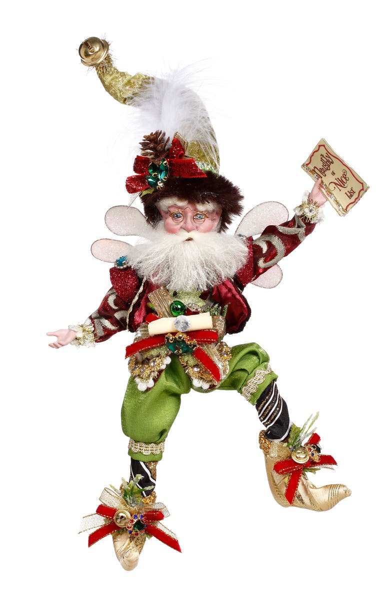 Mark Roberts Naughty or Nice Fairy, Small, Main, color, Pistachio Green