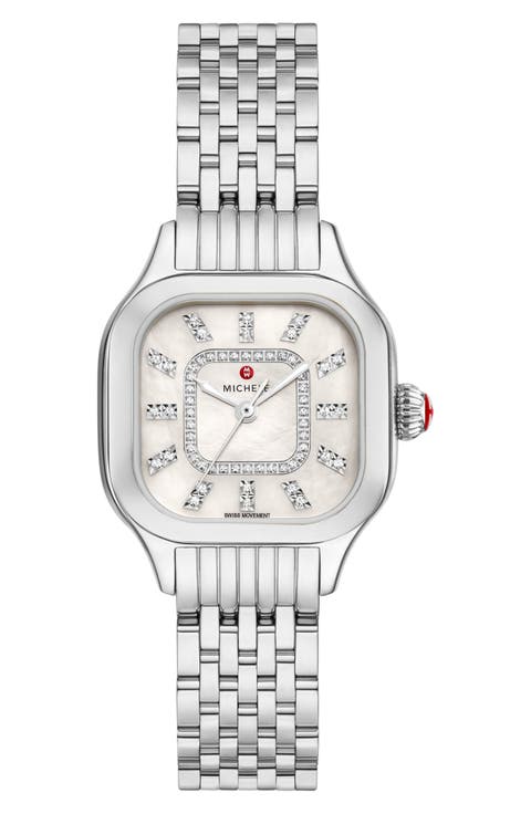 Meggie Diamond Dial Two-Tone Bracelet Watch, 29mm