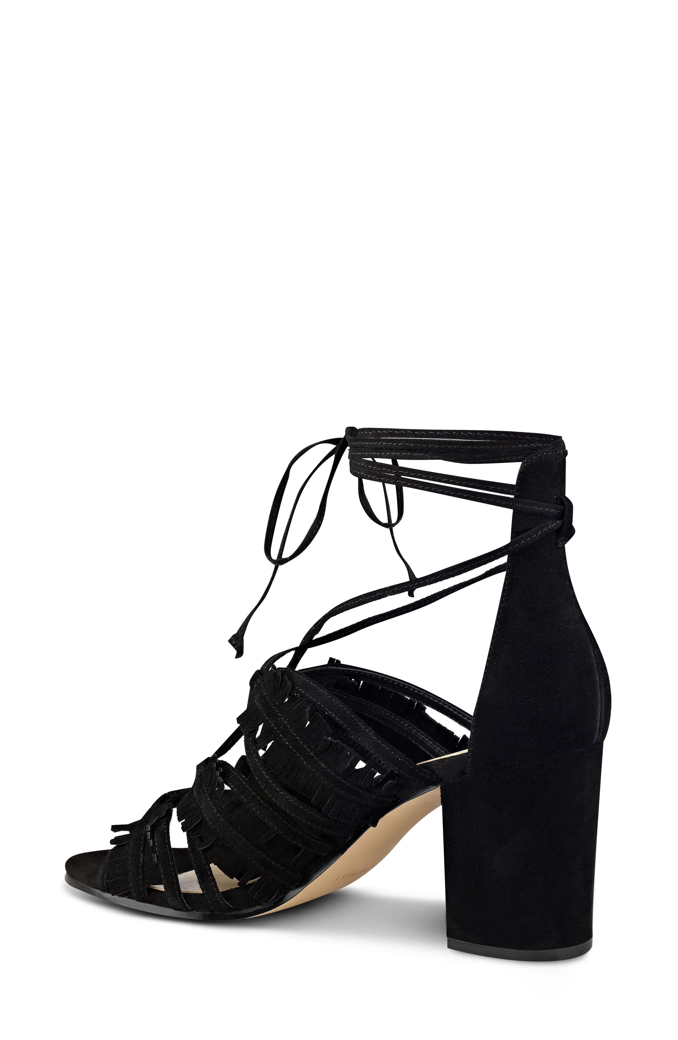 Nine West Genie Lace-Up Sandal, Alternate, color, 
