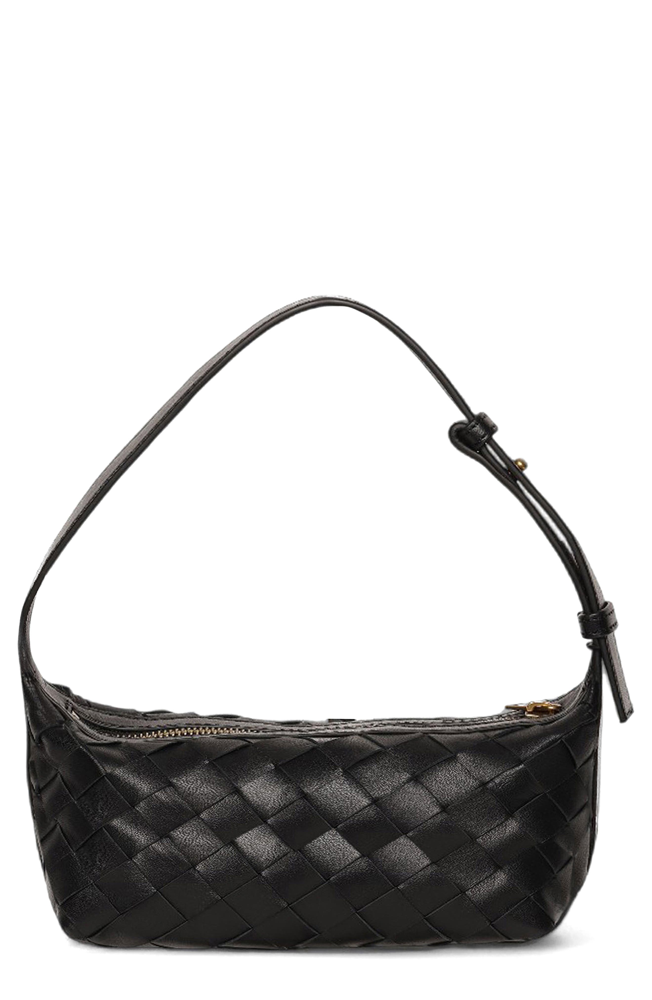 Walter Baker Aurora Woven Leather Mini Shoulder Bag