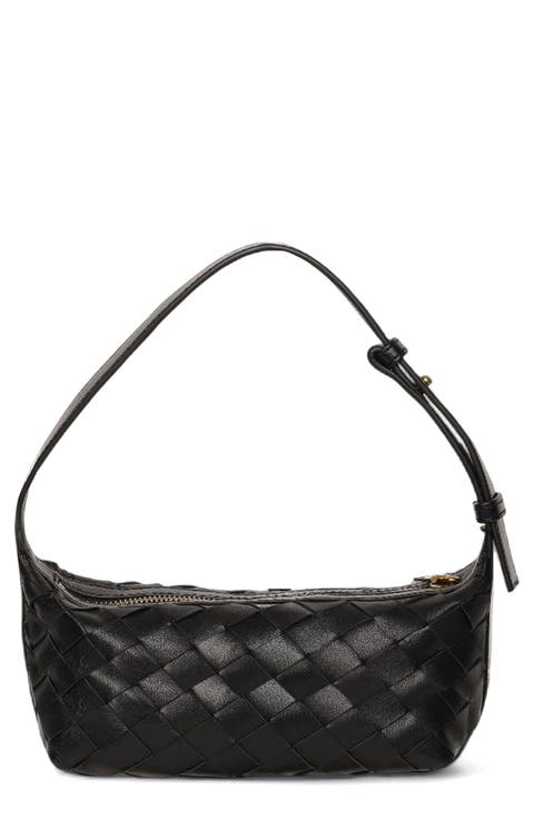 Aurora Woven Leather Mini Shoulder Bag