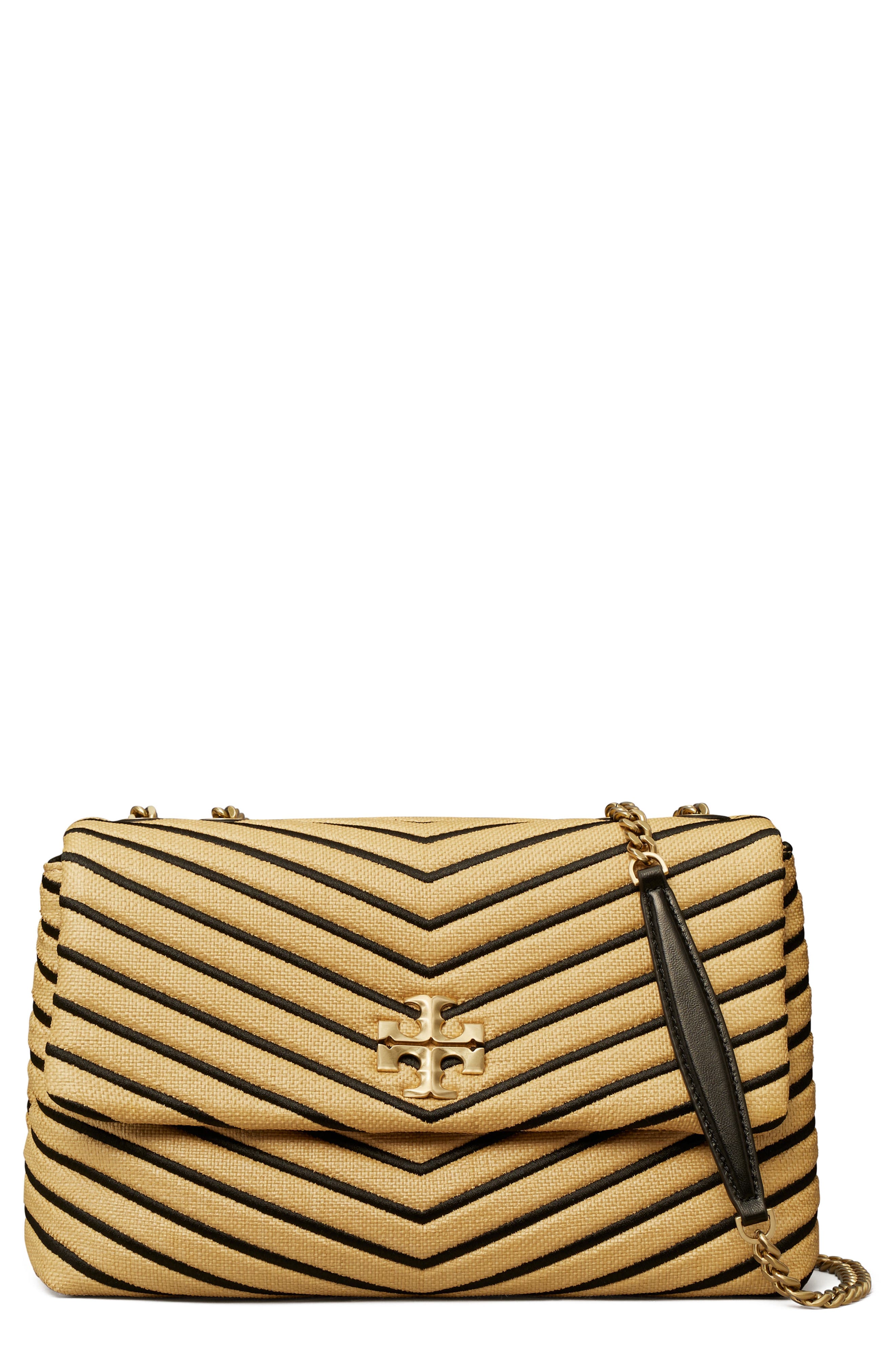 Tory Burch Kira Chevron Straw Convertible Shoulder Bag (Women) | Nordstrom