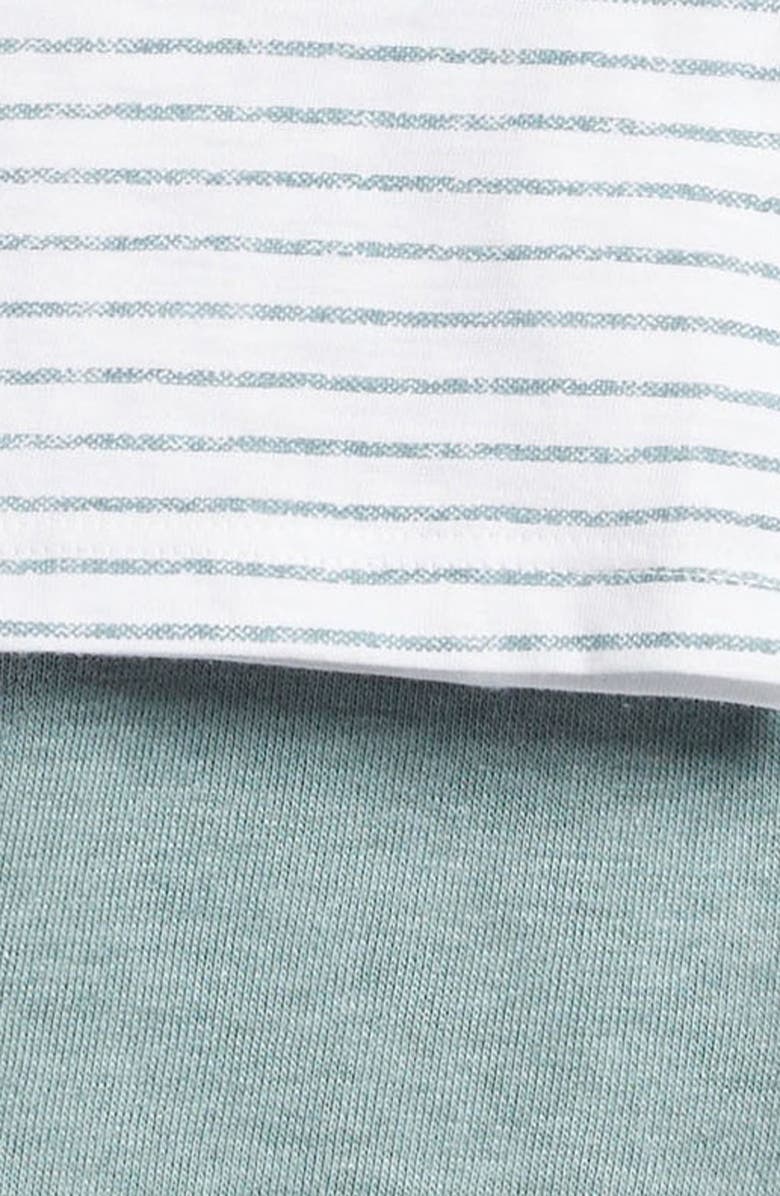 Splendid Seaspray Stripe T-Shirt & Shorts Set, Alternate, color, 