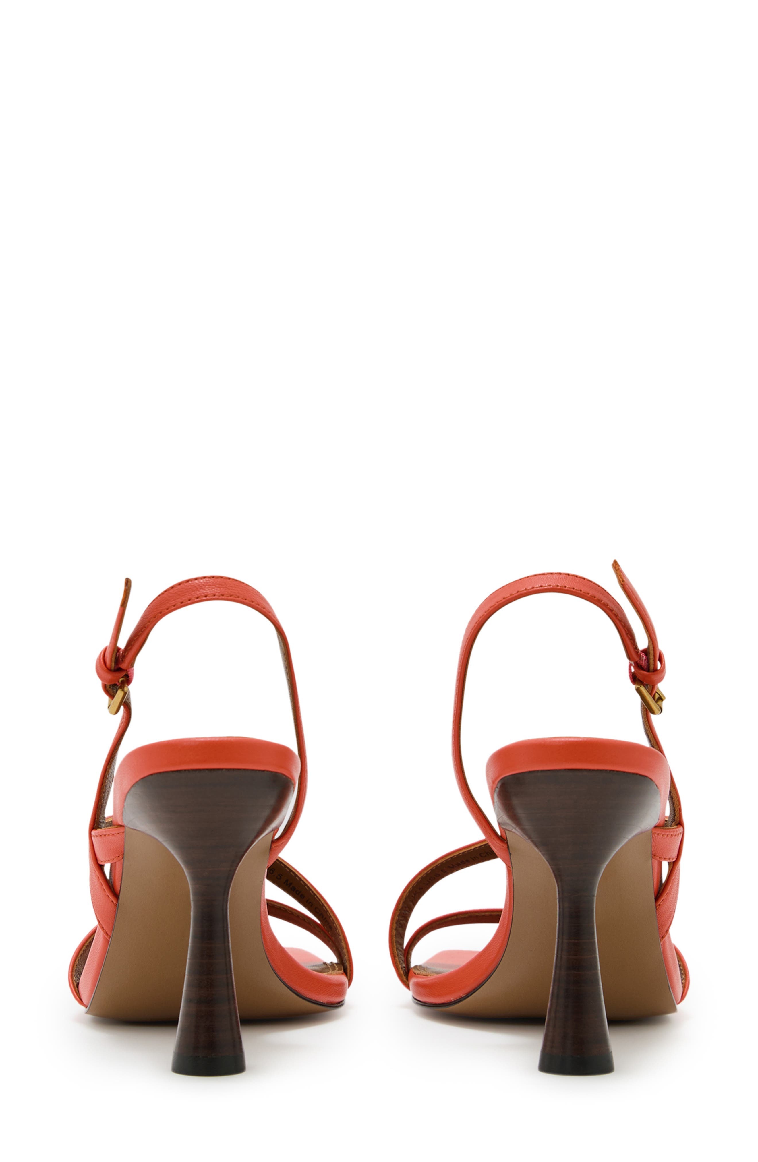 Cindy Slingback Sandal, Alternate, color, CORAL