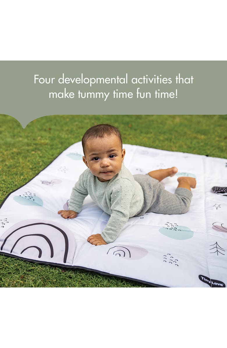 TINY LOVE Black & White Decor Collection XL Outdoor Mat, Alternate, color, Black And White