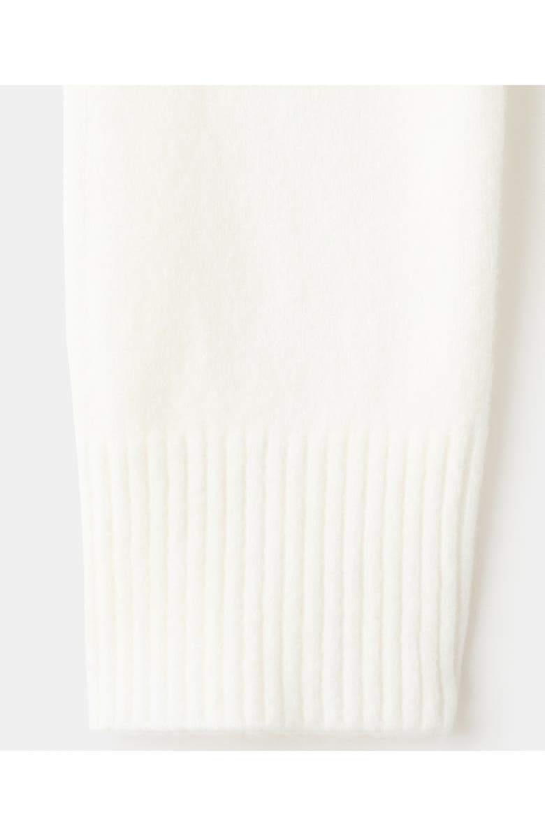 MANGO Scarf Sweater, Alternate, color, Ecru