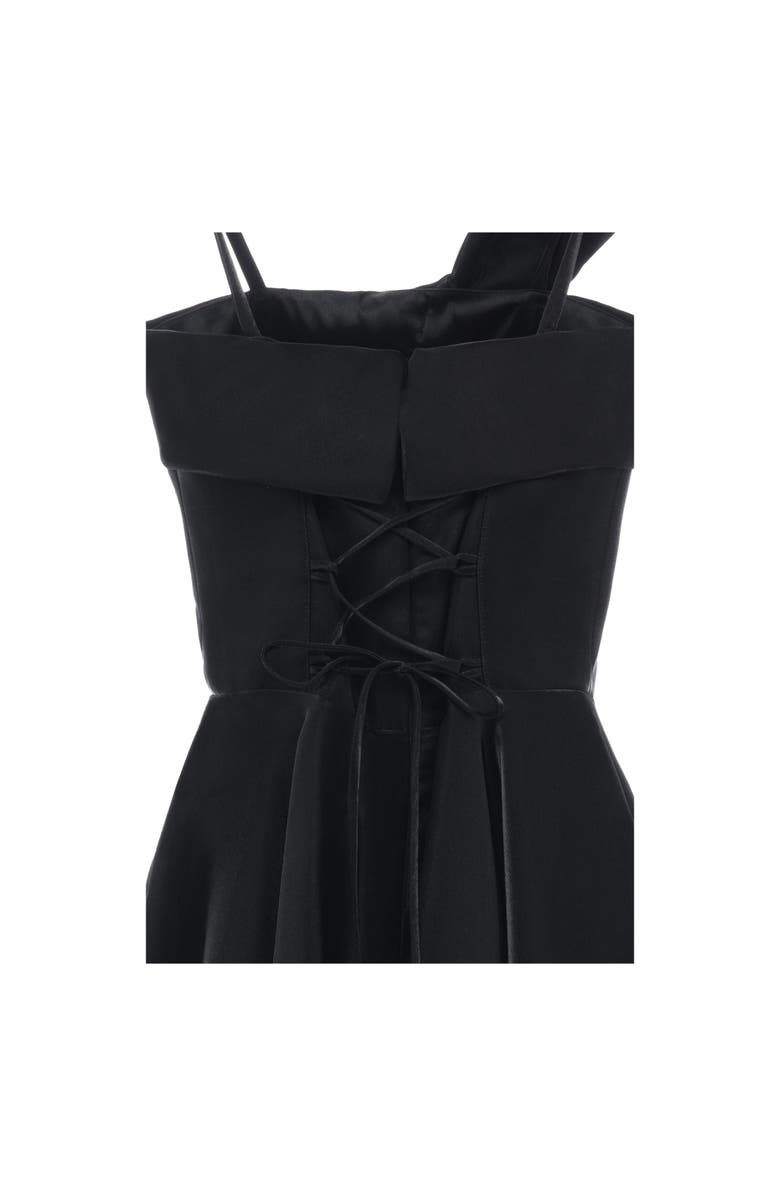 Tulleen Elara Taffeta Gown, Alternate, color, Black